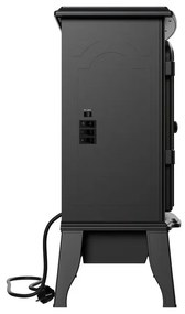 Juskys 2000W elektromos kandalló – fekete