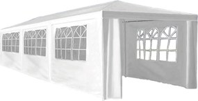 Kerti party sátor, fehér, 3x9 m, TEKNO NEW TYP 3 + 8 oldalsó résszel