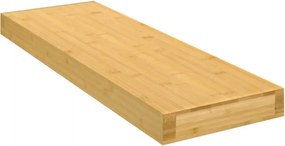 vidaXL bambusz fali polc 60x20x4 cm