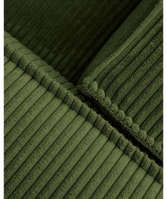 Zöld kordbársony kanapé 240 cm Blok – Kave Home