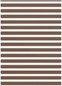 vidaXL zebrafüggönnyel barna szövetszélesség 155,9 cm poliészter