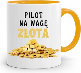 Távirányítós Bögre Sárga Születésnapi Ajándék fényképes nyomtatással