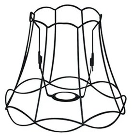 Fém lámpabúra fekete 25/21 - Granny Frame