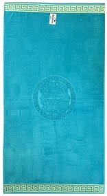 Poseidon türkiz strandtörölköző