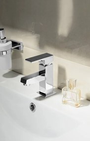 Sapho, KIS szabadon álló mosdószelep, 92 mm, króm, SM25