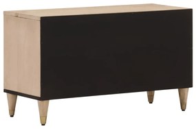 tömör mangófa TV-szekrény 80 x 31 x 46 cm