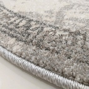 Kerek szürke szőnyeg mandalával Szélesség: 100 cm | Hossz: 100 cm