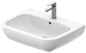 Duravit 23106500002 - D-CODE fali mosdó 65x50 cm, kerámia/fényes fehér 23106500002