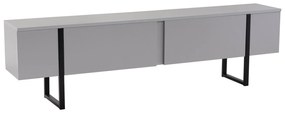 TV szekrény Serenity - Grey, Fekete