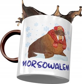 Bögre Bordó Vicces Rozmár Ajándék Nyomtatott Fotóval