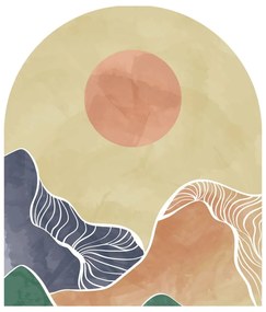 Falmatrica 120x140 cm Abstract Rising Sun Arch – Ambiance