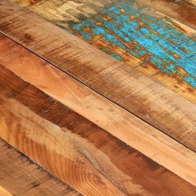 tömör újrahasznosított fa étkezőasztal 180 x 90 x 76 cm