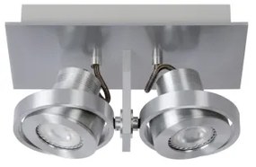 Lucide 17906/10/12 - LED Spotlámpa LANDA 2xGU10/4,5W/230V króm