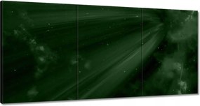 Vászonkép 180x90 Palackzöld Kozmosz