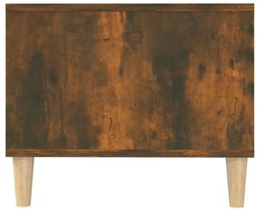 Füstös tölgy színű szerelt fa dohányzóasztal 102 x 50 x 40 cm