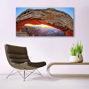 Akrilkép Sun Rock-táj 120x60 cm