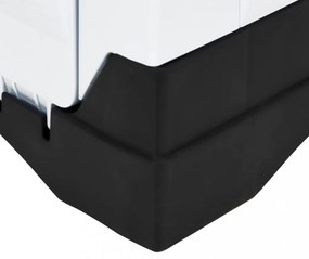 Szürke polipropilén kutyaház 90,5x68x66 cm