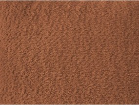 Narancssárga buklé kinyitható-tárolóhelyes sarokkanapé (jobb oldali-heverő résszel) Montaigne – Bobochic Paris