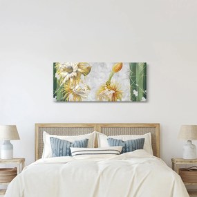 Kép - virágzó kaktuszok, vintage (120x50 cm)