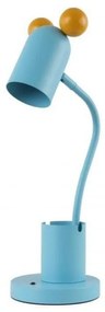 Világoskék asztali lámpa fém búrával (magasság 50 cm) Mouse – GTV
