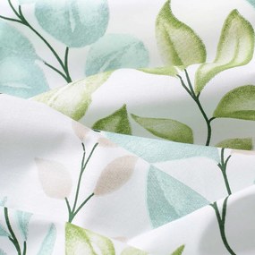 Goldea pamut drapéria deluxe - festett levelek 160x160 cm
