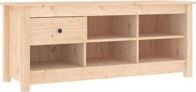 vidaXL tömör fenyőfa cipősszekrény 110 x 38 x 45,5 cm