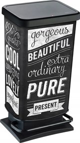 Paso Rotho pedálos szemeteskosár 40l Hipster.