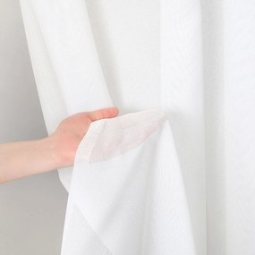 Goldea függöny – finom hálós, fehér 300 cm
