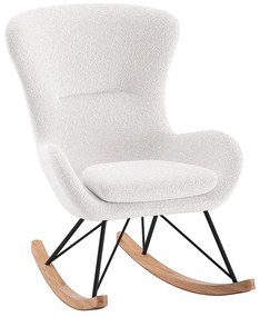 Fehér buklé gyerek hintaszék ROCKY – Vipack