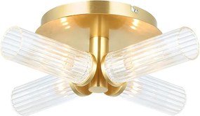 Endon glamour modern mennyezeti lámpa talo sárgaréz átlátszó end96160