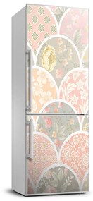 Dekor matrica hűtőre Virágos mintával FridgeStick-70x190-f-91690336