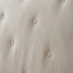 Krémszínű sherpa steppelt ágytakaró 220x230 cm Cosy Nori – Catherine Lansfield