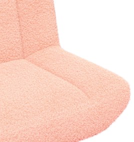 Akcent Szék Baba Rózsaszín Poliészter, Fém Standard Forgószék