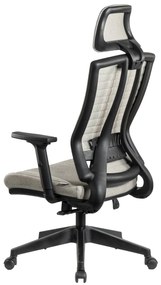 Ello ergonómikus szövet irodai forgószék deréktámasszal, fejtámasszal