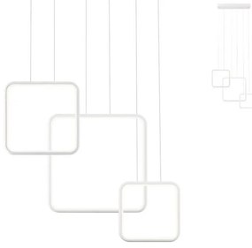 Redo 01-2097 - LED Dimmelhető csillár zsinóron THAI LED/66W/230V 3000K fehér