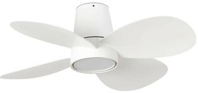 FARO Barcelona FARO 34315 - LED Dimmelhető mennyezeti ventilátor KLOVER S LED/20W/230V fehér átm. 80 cm + távirányító 34315