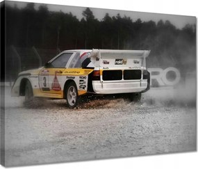 Vászonkép 40x30 Audi Quattro Drift Por