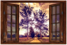 Poszterek 120x80 Fák az út mellett