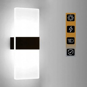 Led fali lámpa beltéri fali világítás modern fali világítás 12W