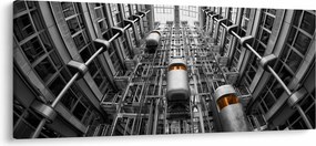 Lift az épületben képe (120x50 cm)