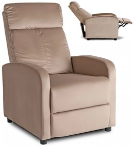 TV és Relaxfotel Bézs Bársony Kárpittal. DANNY