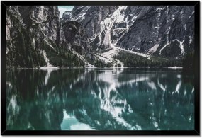 Poszterek keretben 60x40 Tó az Alpokban Hegyek