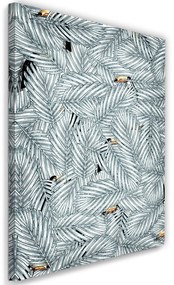 Gario Vászonkép Tukánok a levelekben - Rubiant Méret: 40 x 60 cm