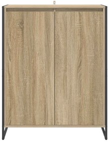 Cipőszekrény tárolóval ajtóval Sonoma 79 x 36 x 100 cm Faanyag