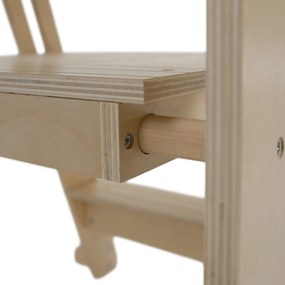 Montessori összecsukható tanulótorony, természetes, URIAN