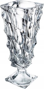 Bohemia Casablanca Üveg Virág Váza 39 cm Modern Flakon