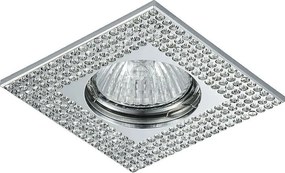 PREZENT 71078 Crystals Kristály Spot Lámpa Króm, Átlátszó GU10 IP20