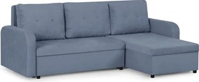 TOKYO Kinyitható sarokkanapé Sötétkék