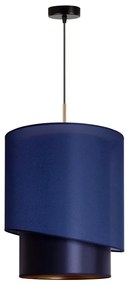 Duolla - Csillár zsinóron PARIS 1xE27/15W/230V á. 40 cm kék/arany