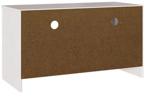 TV Szekrény &quot;DRAMMEN&quot; Fehér 99x43x55 cm Tömbfa Fenyő